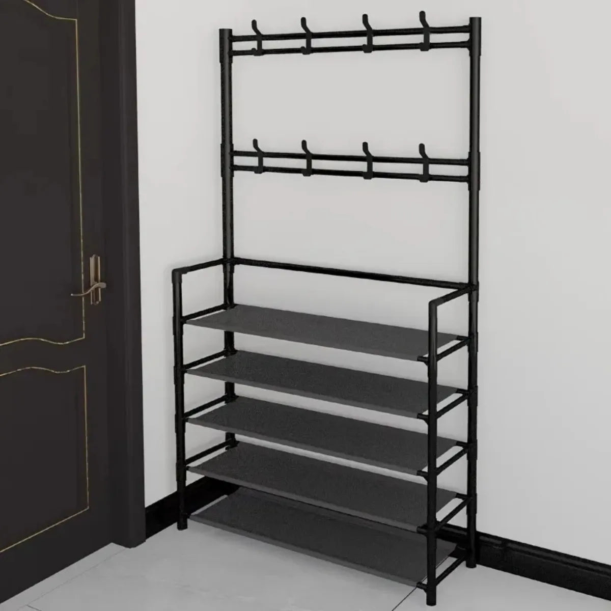 5-Level Metal Shoe Rack For Entry Way