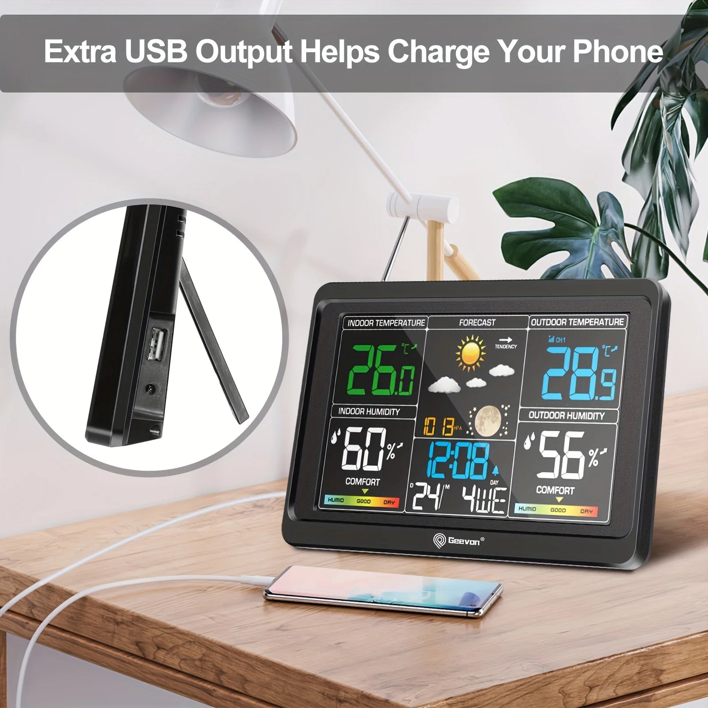 Weather Station Wireless Indoor Outdoor
