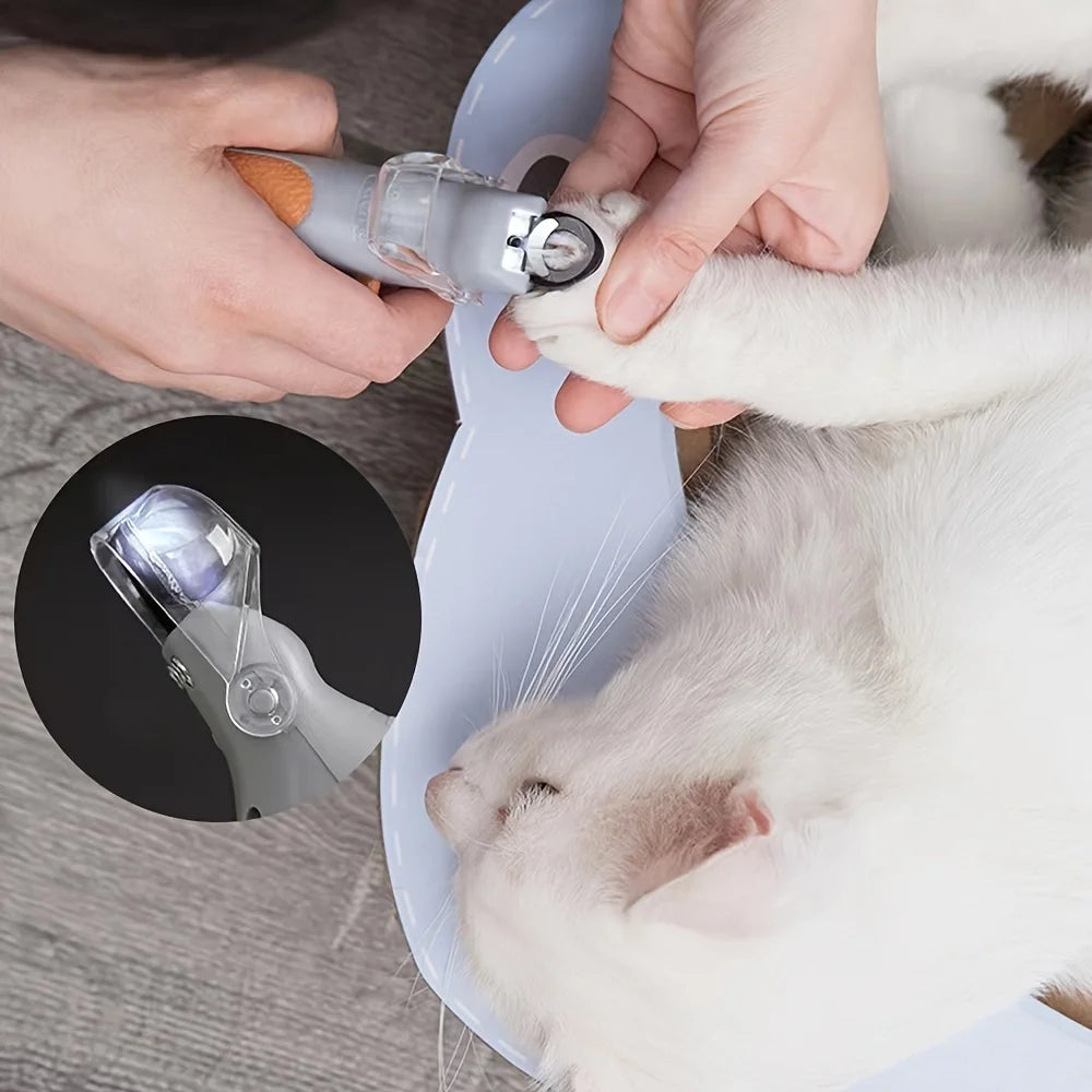 Nail Trimmer for Dogs and Cats, Built-in LED Light