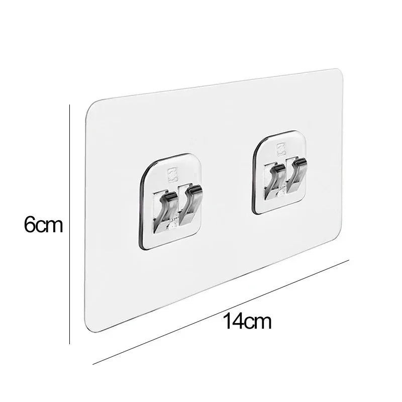 1-20 Self Adhesive Hooks for Bathroom & Kitchen