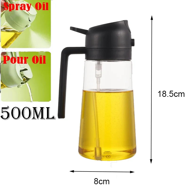 2-in-1 Kitchen Oil Sprayer and Mister for Cooking