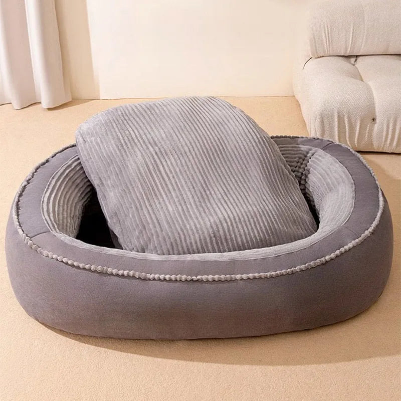 Comfortable Washable Pet Bed Donut for Cats & Dogs