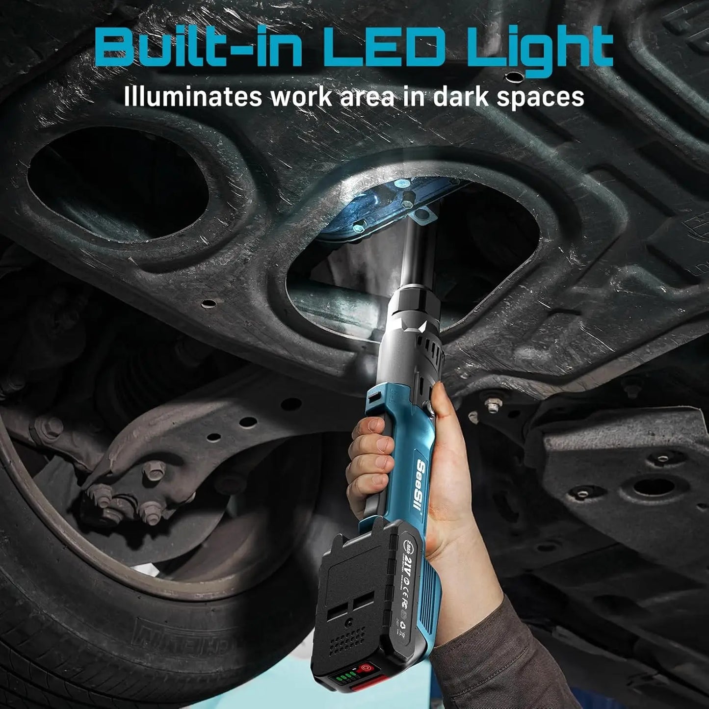 3/8" 21V Cordless Electric Wrench