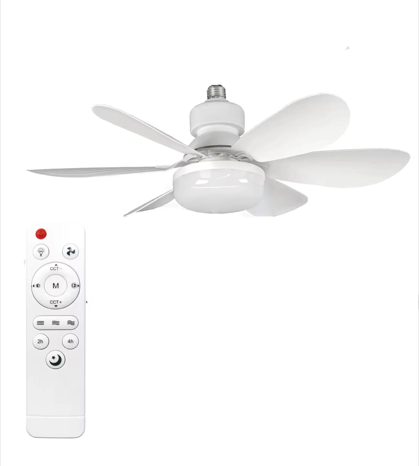 40W Ceiling Fan with Remote Control LED Light