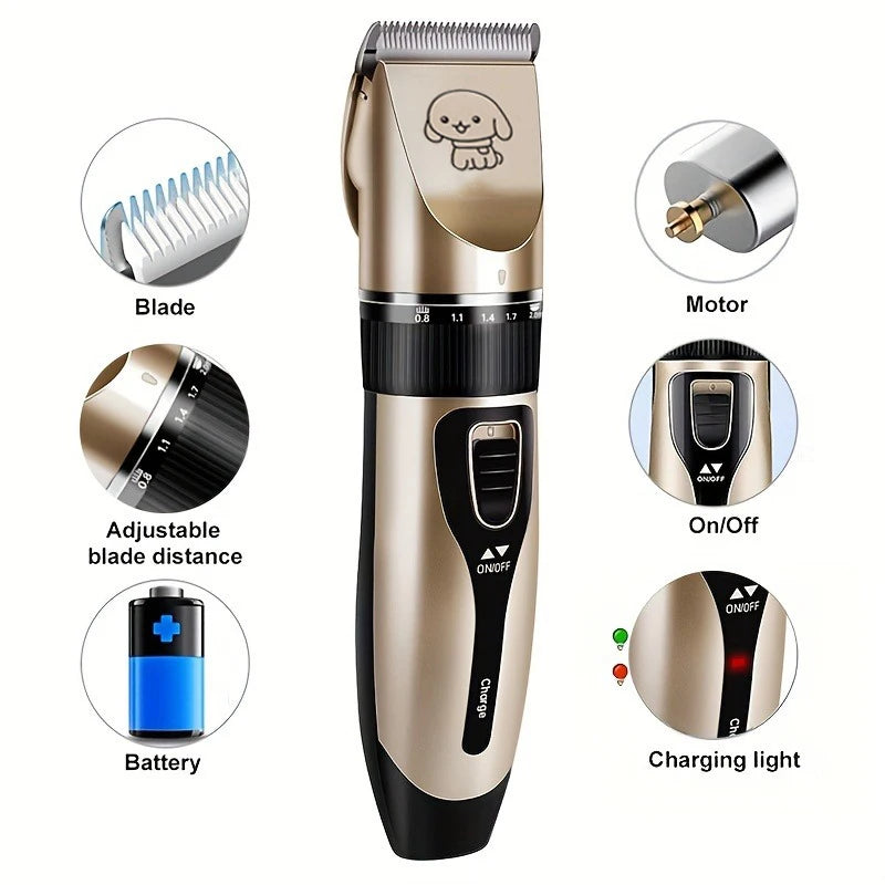 Pet Hair Trimmer Kit for Dogs and Cats