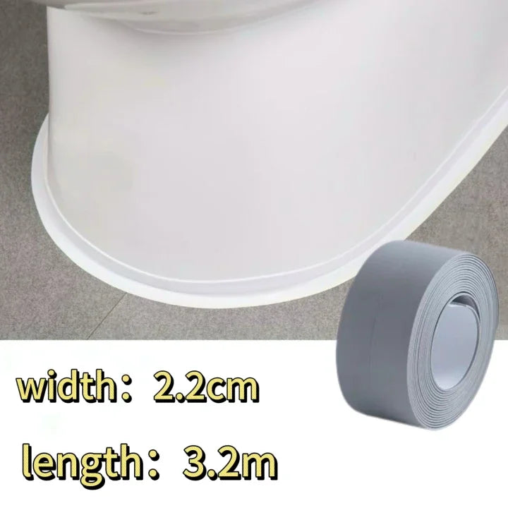 Shower, Sink, Bathroom & Kitchen PVC Adhesive Sealing Strips