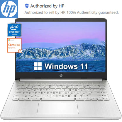 HP Newest 14" Business Laptop, Intel Celeron