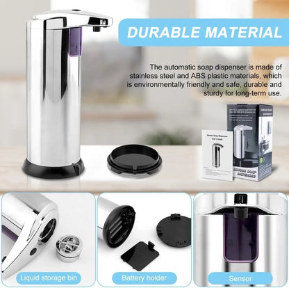 Touchless Soap Dispenser For Kitchen & Bathroom