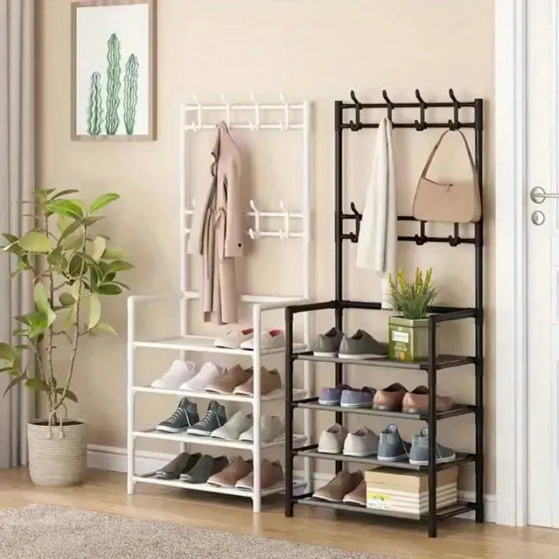 5-Level Metal Shoe Rack For Entry Way