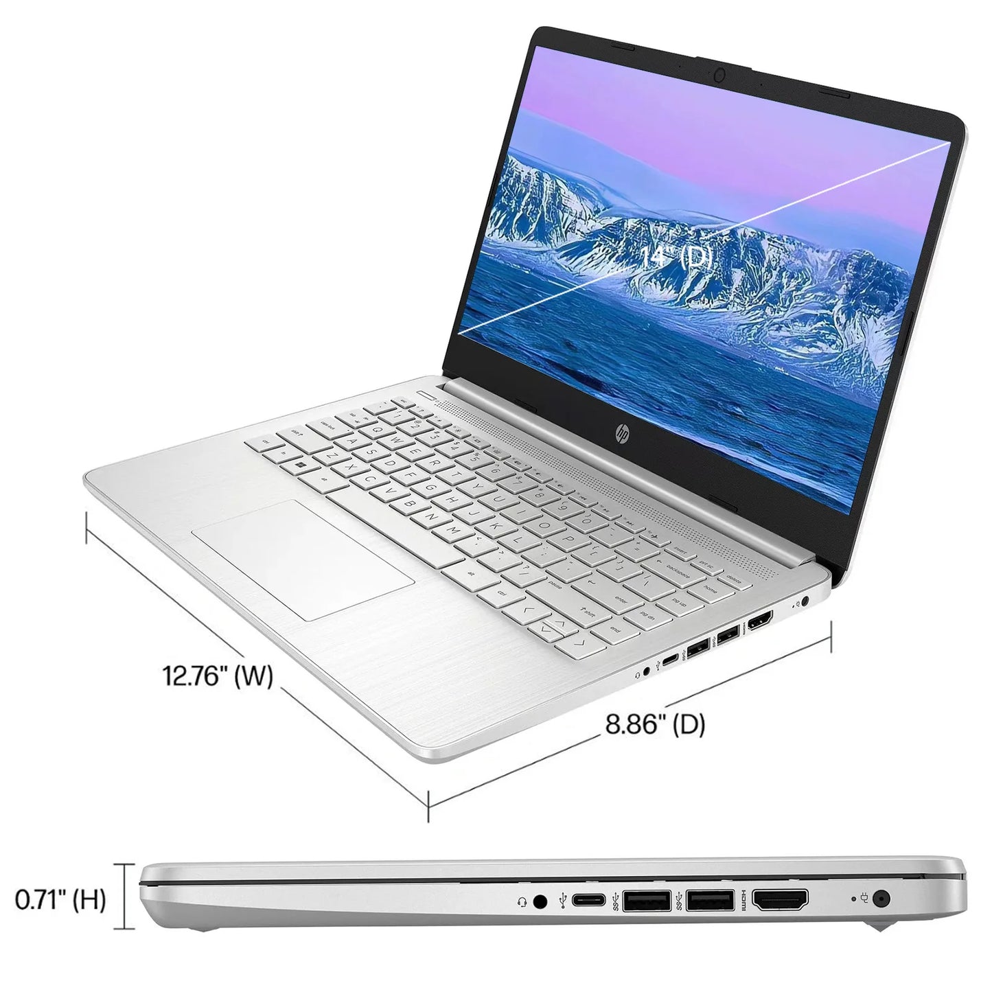 HP Newest 14" Business Laptop, Intel Celeron