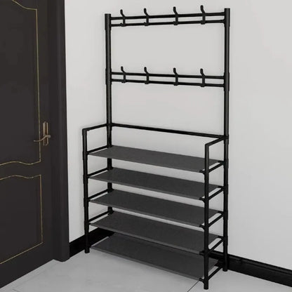 5-Level Metal Shoe Rack For Entry Way