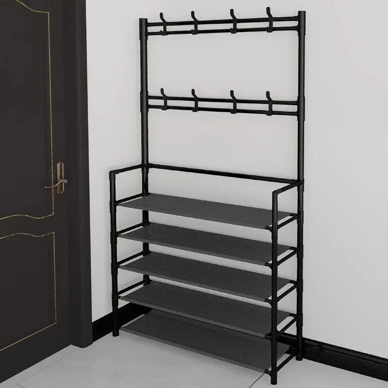 5-Level Metal Shoe Rack For Entry Way