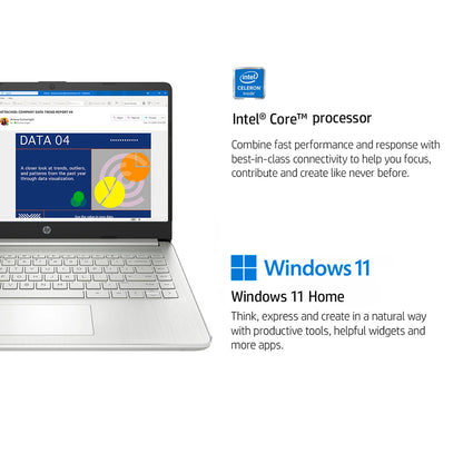 HP Newest 14" Business Laptop, Intel Celeron