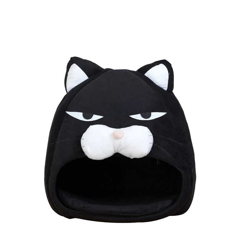 Foldable Cat Cave With Cushion