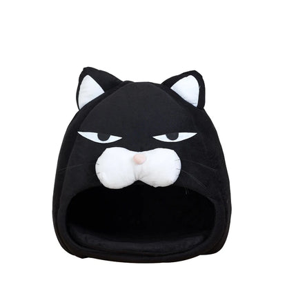 Foldable Cat Cave With Cushion