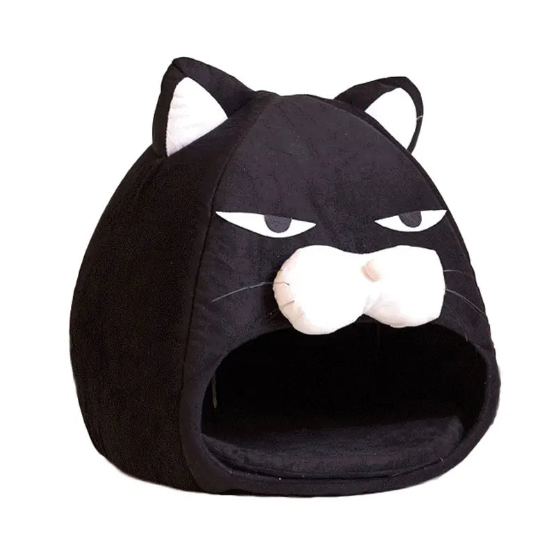 Foldable Cat Cave With Cushion
