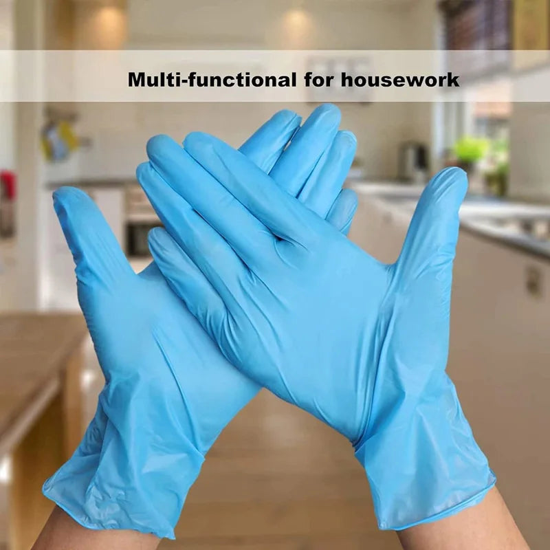 100 PCS Nitrile Kitchen Gloves, Size M