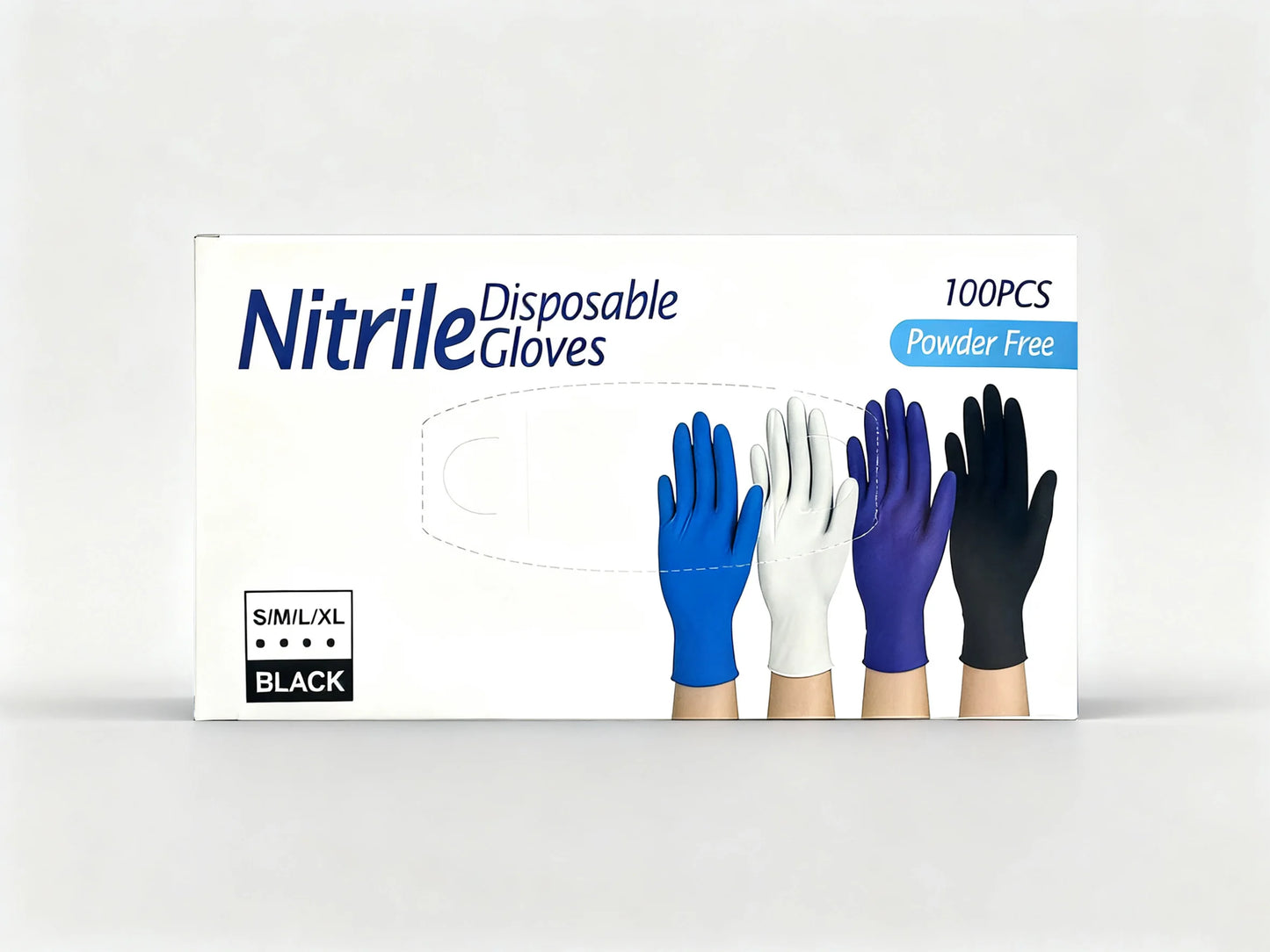 White Nitrile Gloves Perfect for Kitchen & Gardening
