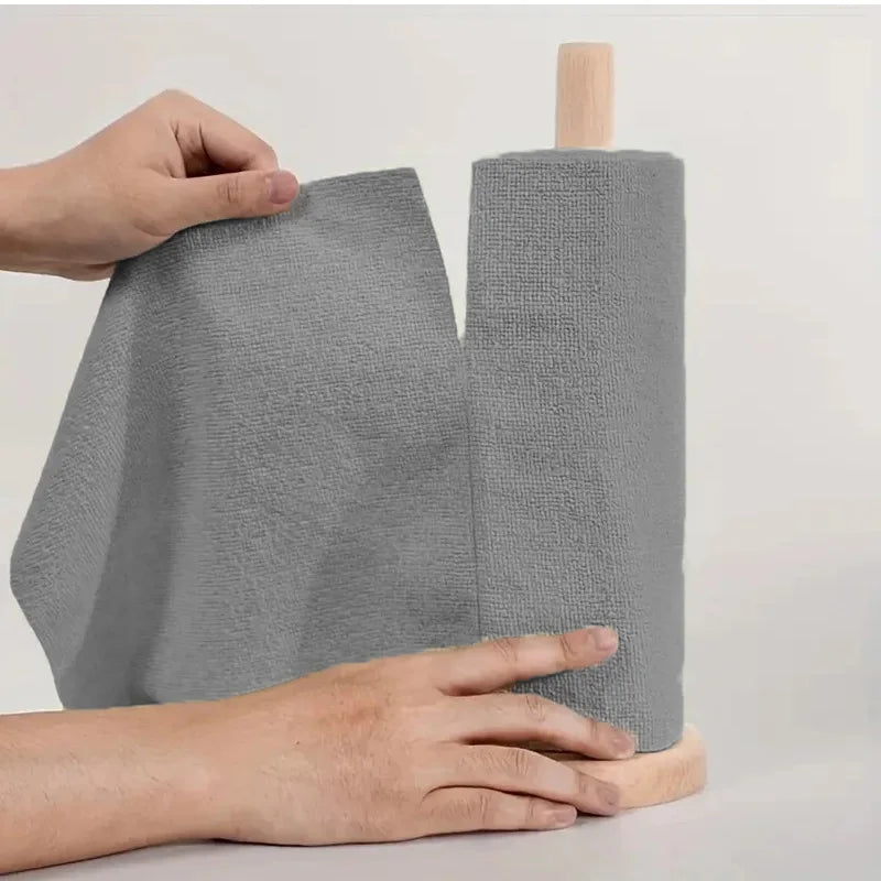 Non-Stick Tear-Off Microfiber Rags, for Greasy Stove Spills