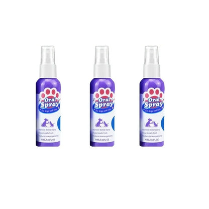 Pet Teeth Cleaning Spray for Tooth Stains & Fresh Breath