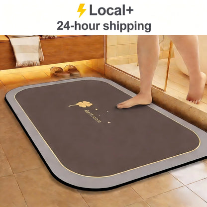 Quick Dry ,Super Absorbent, Non-slip Bath Mat