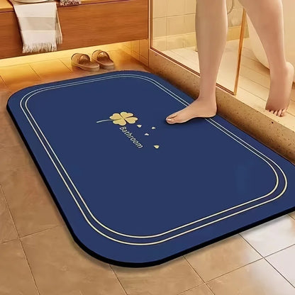 Quick Dry ,Super Absorbent, Non-slip Bath Mat