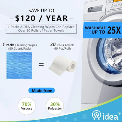 Reusable Cleaning Cloths 40Ct