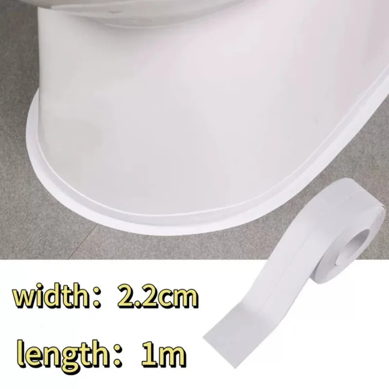 Shower, Sink, Bathroom &  Kitchen PVC Adhesive Sealing Strips