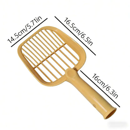 Durable Plastic Cat Litter Scoop with Bag Holder