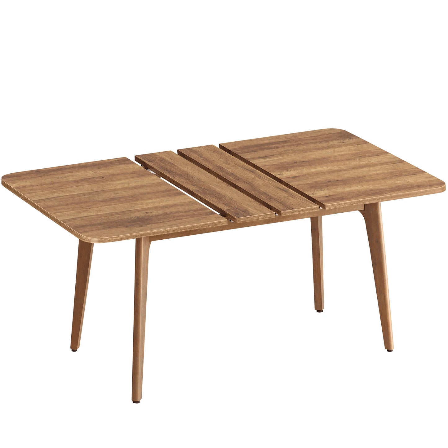 Dining Table, Extendable Top, for Dining Room, Office or Workspace