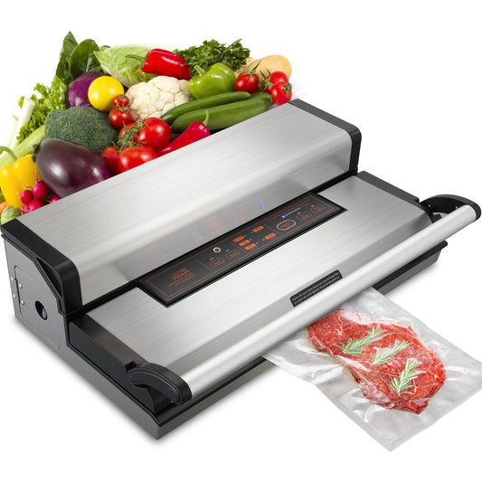 Vacuum Sealer Machine with Bag Roll Storage Cutter