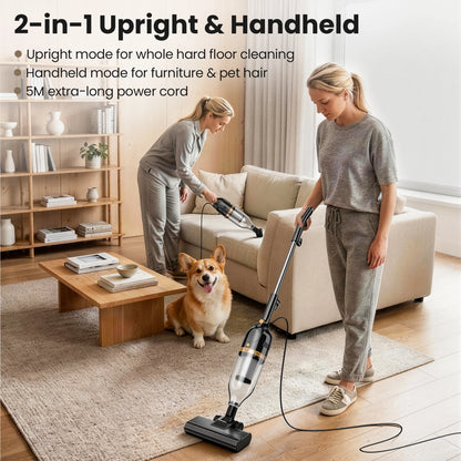 Corded Vacuum Cleaner for Carpet, Floor, & Pet Hair