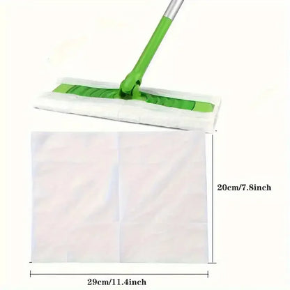 100PCS Disposable Floor Cleaning Wipes for Flat Swivel Mop