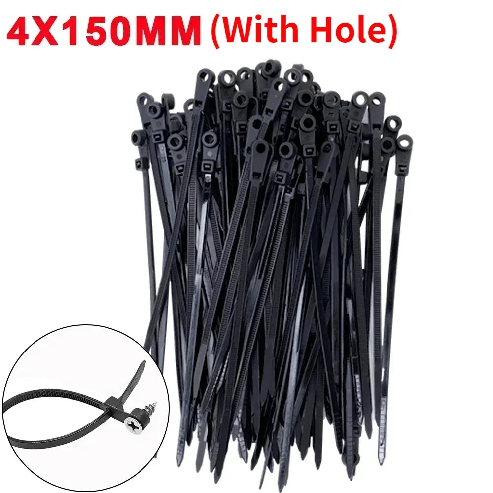 Nylon Cable Ties with Screw Hole Mount