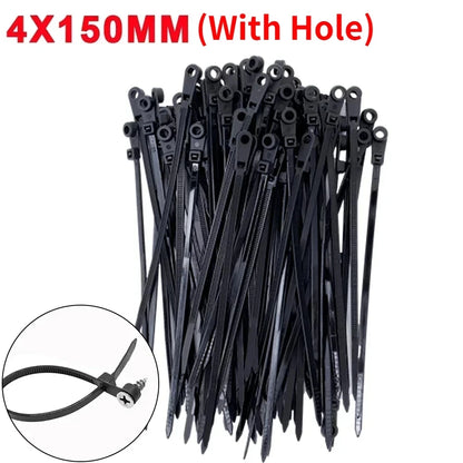 Nylon Cable Ties with Screw Hole Mount