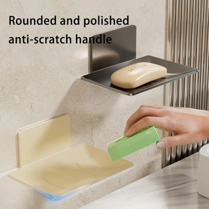 Wall Mounted Black Carbon Steel Soap Dish