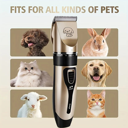 Pet Hair Trimmer Kit for Dogs and Cats