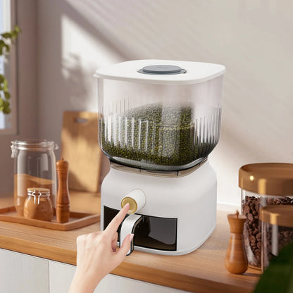 Rice Dispenser with Sealed Storage