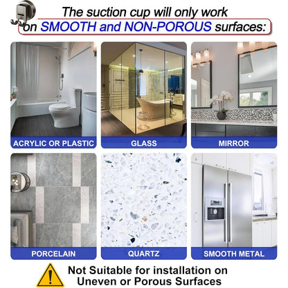 Double Hook Suction Cup No Drill Wall Hooks