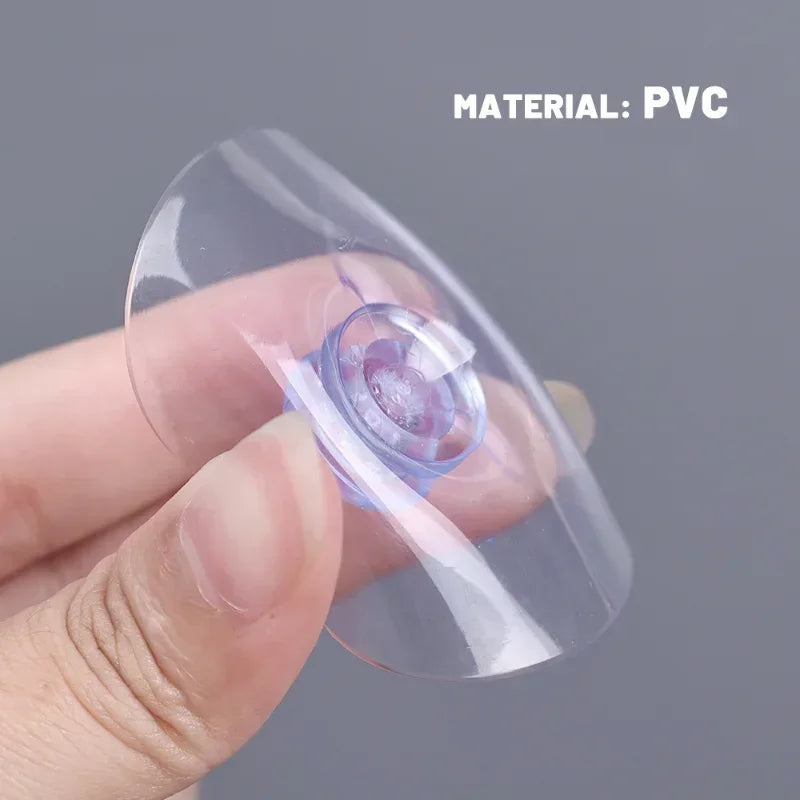5-20 Piece Clear Suction Cup Wall Hooks
