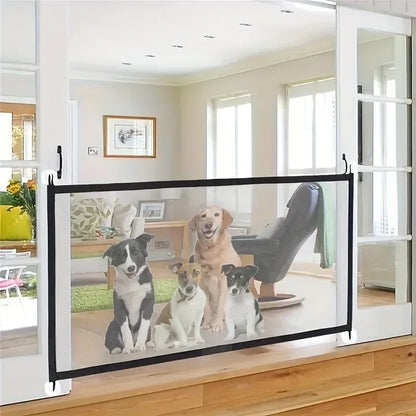 Dog Barrier Fence. Pet Security Gate for Indoor Outdoor