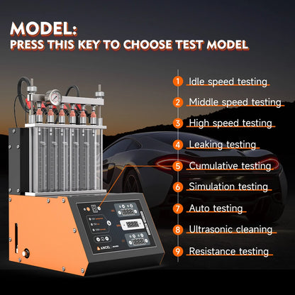 6-Cylinder GDI, EFI, FSI, Ultrasonic Fuel Injector Cleaner