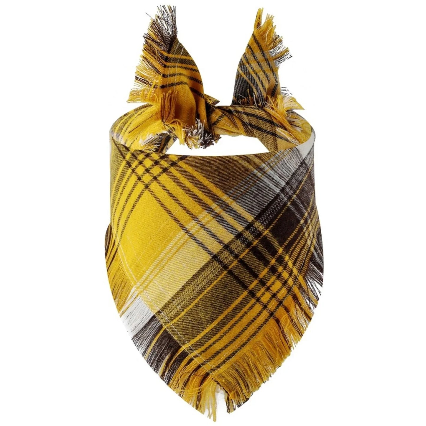 Dog Bandana Classic Plaid Scarf