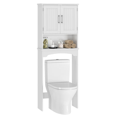 Over The Toilet Storage Cabinet with Double Doors