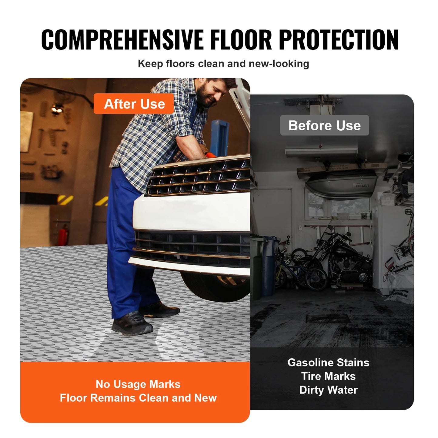 Interlocking Garage Floor Covering Tiles