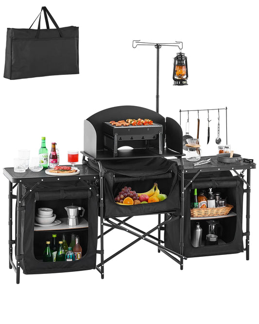 Camping Kitchen Table  with Carrying Bag,