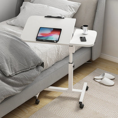 Overbed Table With Wheels, Adjustable Height