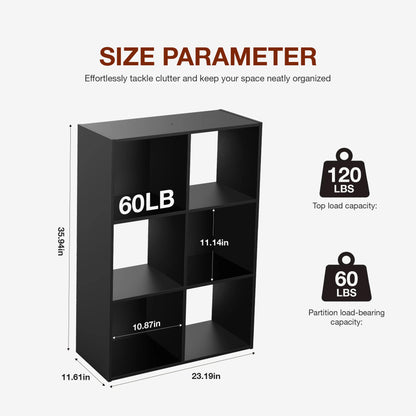 8 or 9 Cube Wooden Storage Organizer