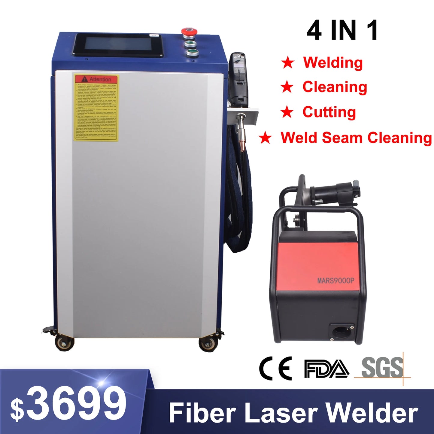 1500W Laser Welding Cutting Soldering Machine