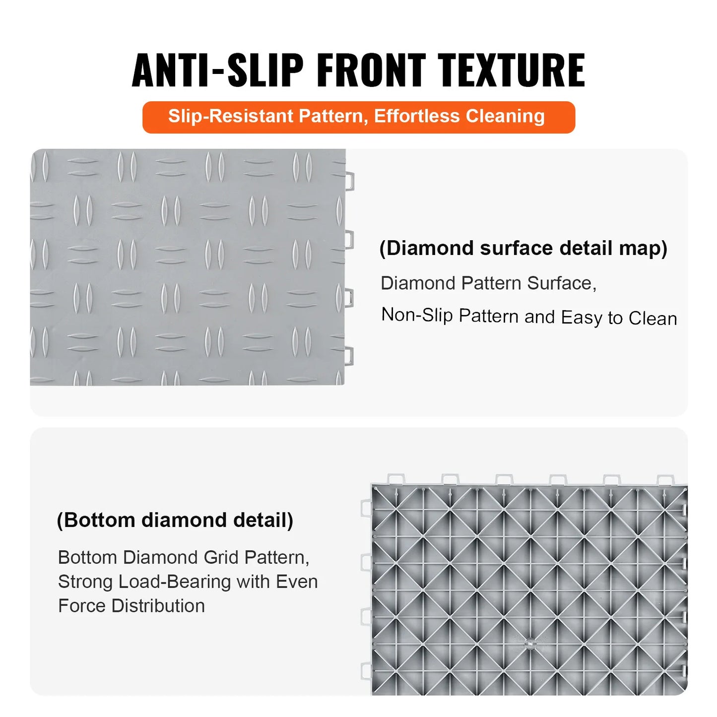 Interlocking Garage Floor Covering Tiles